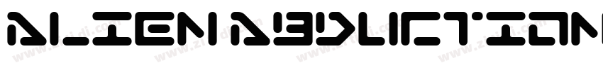 Alien Abduction字体转换